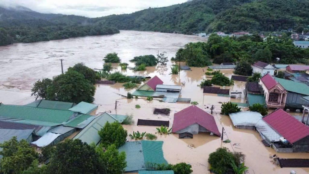 Taifun Wipha Überschwemmung