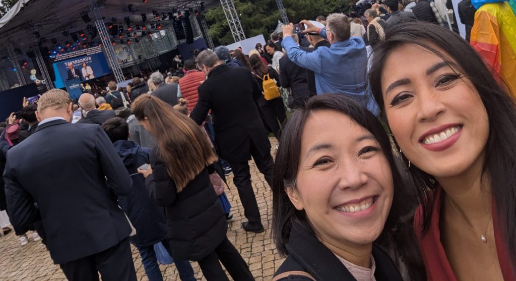 Thuy und Vi im Schloss Bellevue