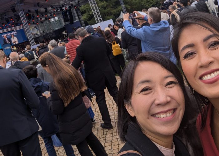 Thuy und Vi im Schloss Bellevue